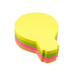 Info Notes 70 x 70 mm Parlak Renk Ampul 200 Yaprak Küp Bloknot 9582839