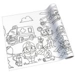 Yapışkanlı Baskılı Boyama Rulosu Can Kurtaran Temalı 30 cm. x 4 m. 9872508 - Görsel 2