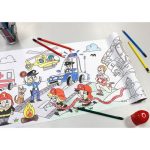 Yapışkanlı Baskılı Boyama Rulosu Can Kurtaran Temalı 30 cm. x 4 m. 9872508 - Görsel 5