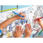 Yapışkanlı Baskılı Boyama Rulosu Can Kurtaran Temalı 30 cm. x 4 m. 9872508 - Görsel 7