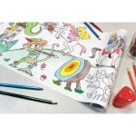 Yapışkanlı Baskılı Boyama Rulosu Oyun Dünyası Temalı 30 cm. x 4 m. 9872408 - Görsel 5