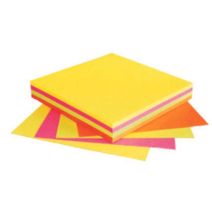 Info Notes 75 x 75 mm Parlak Renk 100 Yaprak Not Kağıdı 9565439B