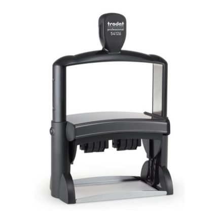 Trodat Profesyonel Ofis Kaşesi Plakalı Çift Tarihli 54126PL 116x70 mm