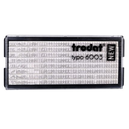 Trodat 6003 3 mm 272 Karakter Harf Takımı 1663001