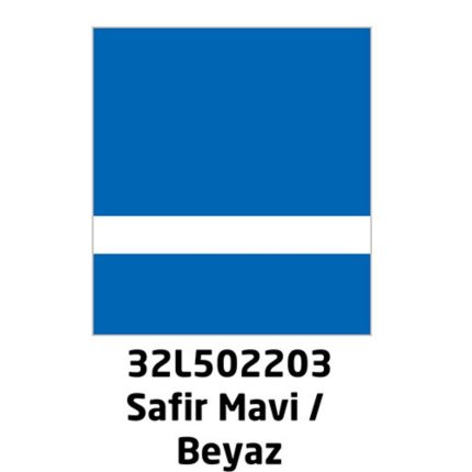 Trolase Standart 0,8 mm Lazer Kazıma Plakası Safir Mavisi - Beyaz 120x60 cm