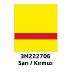 Rowmark Mattes 1.5 mm Pantograf Kazıma Plakası Sarı - Kırmızı 60x60 Cm