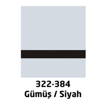 Rowmark Ultra Mattes 1.5 mm Pantograf Kazıma Plakası Gümüş - Siyah 120x60 Cm