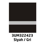 Rowmark Ultra Mattes 1.5 mm Pantograf Kazıma Plakası Siyah - Gri 120x60 Cm