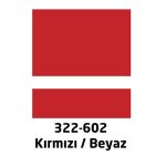 Rowmark Ultra Mattes 1.5 mm Pantograf Kazıma Plakası Kırmızı-Beyaz 120x60 Cm
