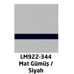 Lasermax 1,5 mm Lazer Kazıma Plakası Mat Gümüş - Siyah 120x60 cm