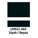 Lasermax 1,5 mm Lazer Kazıma Plakası Siyah - Beyaz 120x60 cm