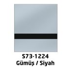 LaserLights 0,1 Mm Kazıma Plakası Sm.Gümüş - Siyah 60x30 cm