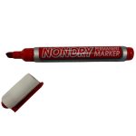 Non-Dry Koli Kalemi Kırmızı - Kesik Uç - Görsel 2