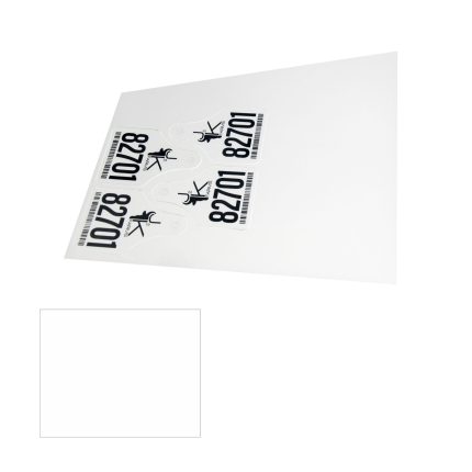 Fıbergrave Beyaz ve Siyah 0.5 mm 120x60 cm - Fiber Lazere Uygun